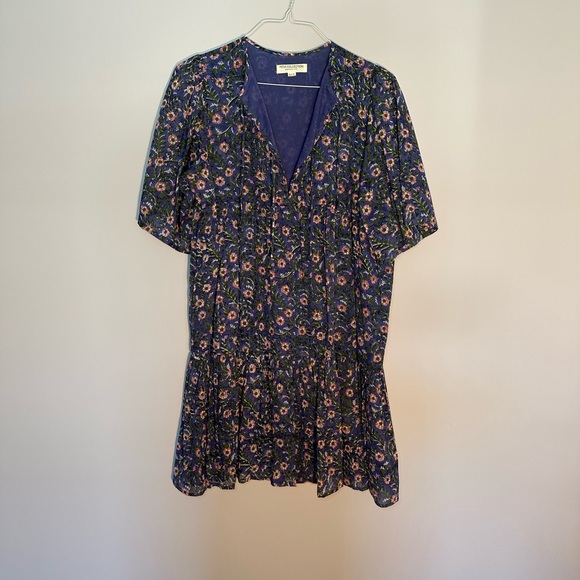 Emerson Fry Purple Flutter Sleeve Sundress - Picture 4 of 5